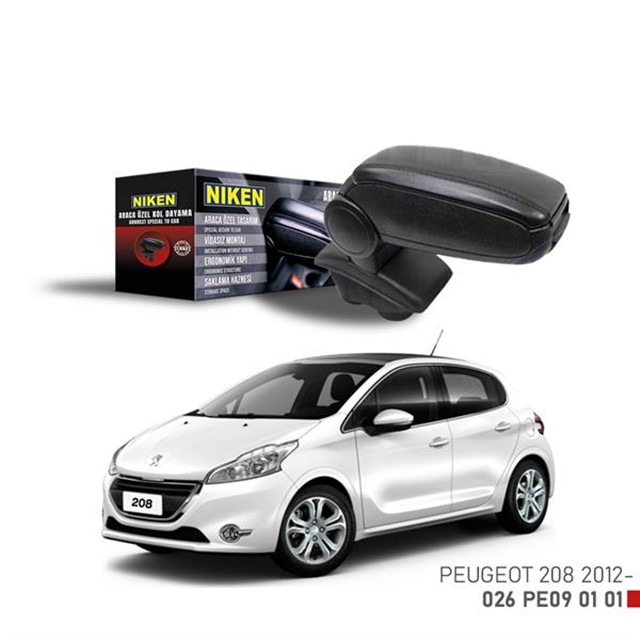 ARACA OZEL KOL DAYAMA SIYAH PEUGEOT 208 12