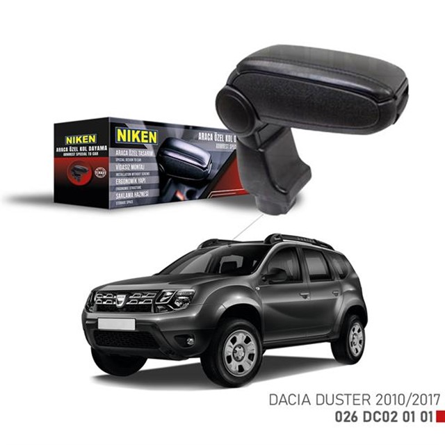 ARACA OZEL KOL DAYAMA SIYAH DACIA DUSTER 10 - 17