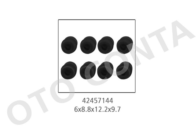 SUBAP KECESI P206 - P307 2.0 HDI TAKIM 8 ADET 6X8.8X12.2X9.7MM DW10