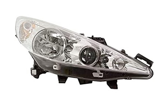 SAG FAR HAREKETLI MERCEKLI PEUGEOT P207 07 15 BEYAZ HALOJEN H1.H7.W5W