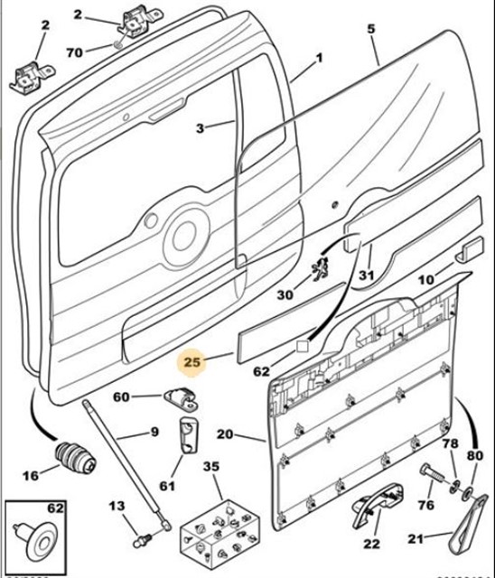 BAGAJ KAPAK ORTA CITA PARTNER TEPEE