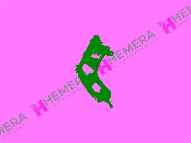 BRAKET TAMPON ARKA SOL RENAULT CAPTUR 2013