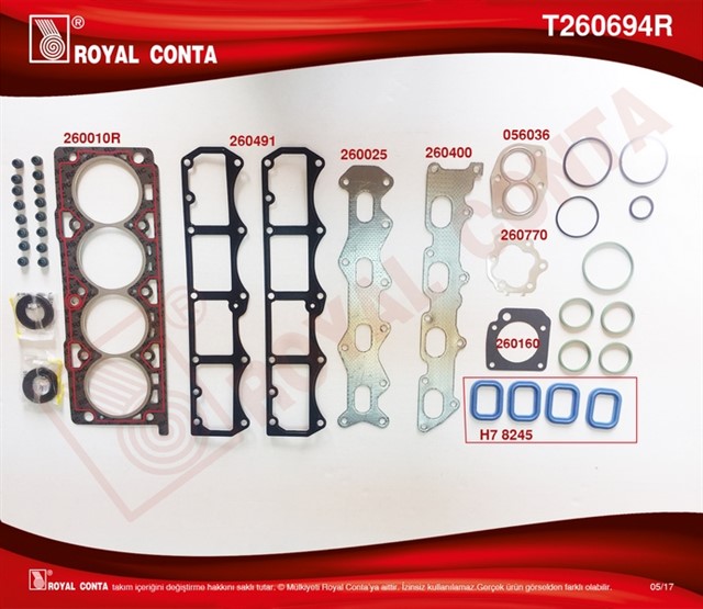 UST TAKIM CONTA REINZ S.LASTIKLI SKT KECELI PALIO - ALBEA - MAREA - BRAVA 1.6 16V 96