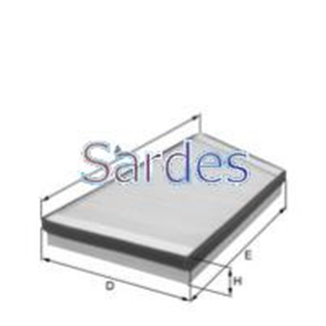 POLEN FILTRESI P206 98 - 1.1I - 1.4I - 1.4HDI - 1.6I - 1.6 16V - 1.9D