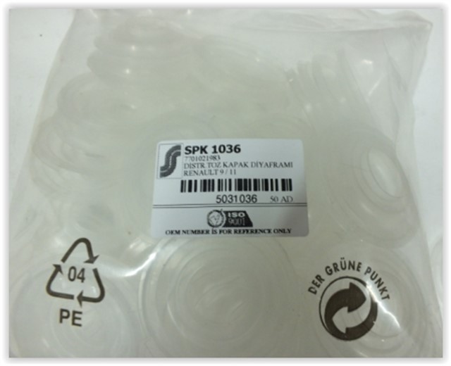 DISTRIBUTOR TOZ KAPAK DIYAFRAMI R9 - R11