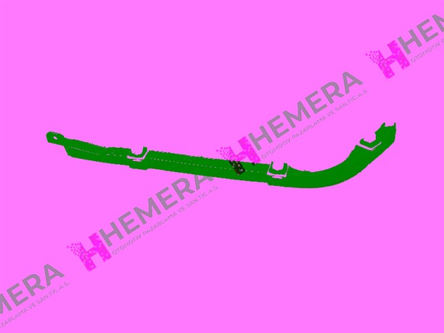 BRAKET TAMPON ARKA SAG HONDA CIVIC 2006 - 2012