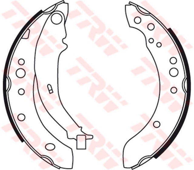 ARKA PABUC BALATA COLT 1.1 1.3 1.5DI - D 04 6.12 SMART FORFOUR 04 - 06 ABS SIZ ARACLAR ICIN 203X38