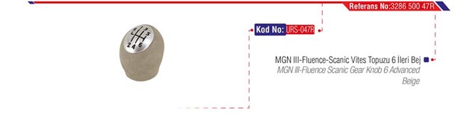 VITES TOPUZU MGN III - FLUENCE BEJ