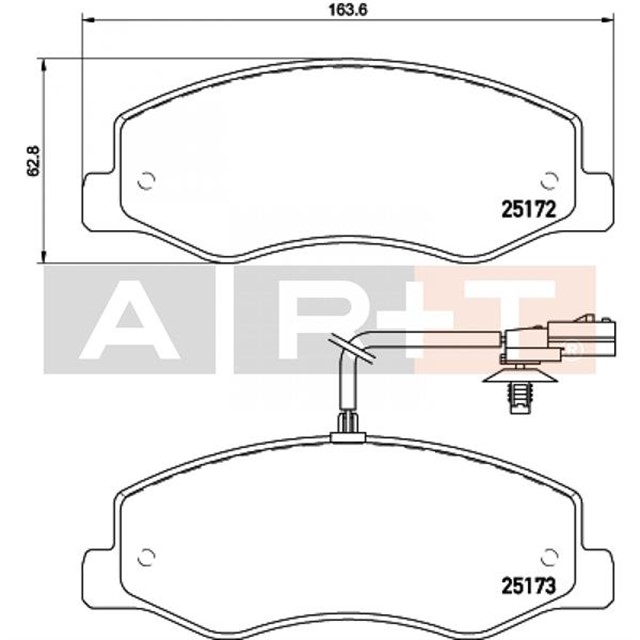 FREN BALATASI ARKA OPEL MOVANO / RENAULT MASTER 04/10