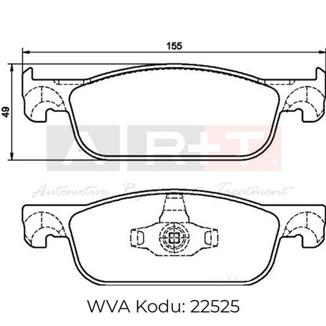 ON BALATA CLIO IV 0.9 TCE - 1.2 - 1.5DCI 12 DACIA DUSTER - LOGAN II - SANDERO II 1.2 - 1.5DCI 12