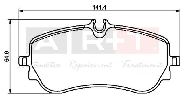ARKA FREN BALATASI AMAROK - CRAFTER 06/2016