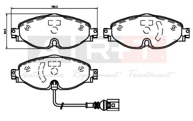FREN BALATASI ON GOLF7 - A3 - LEON - PASSAT - ARTEON - TIGUAN - T - ROC - Q3 - OCTAVIA 13 - 