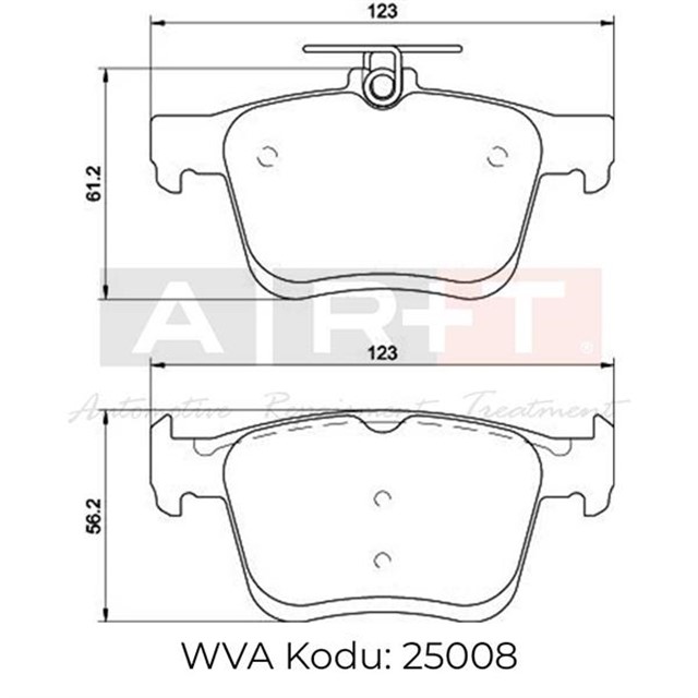 FREN BALATASI ARKA GOLF7 - A3 - LEON - PASSAT - T - ROC - ATECA - SUPER B - KAROQ 13 - 