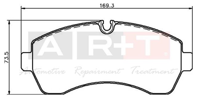 FREN BALATASI ON MERCEDES SPRINTER B906 B907 B910 . VW CRAFTER 30 - 35 - 50