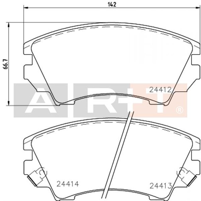 ON BALATA OPEL ASTRA J 12 14 INSIGNIA 08 11 ZAFIRA 11 SAAB 9.5 10 17 JANT GDB1783