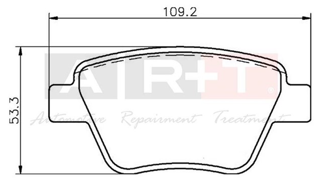 FREN BALATASI ARKA CADDY - GOLF6 - JETTA - A3 - OCTAVIA - SUPERB 10 - 
