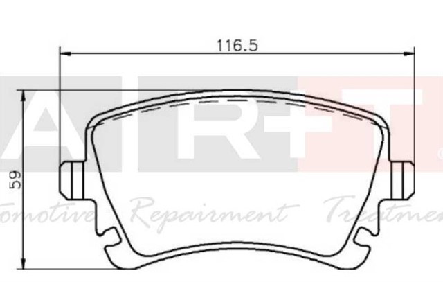 FREN BALATASI ARKA T5 - T6 - A4 - A6 - A8 04 - 
