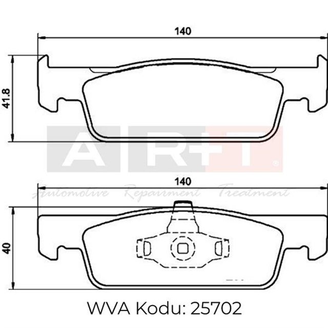 ON BALATA CLIO IV 0.9 TCE - 1.2 - 1.5DCI 12 DACIA DUSTER - LOGAN II - SANDERO II 1.2 - 1.5DCI 12