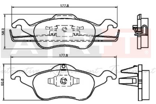 ON BALATA FOCUS 1.4 1.6 1.8 2.0 10.98 - 11.04