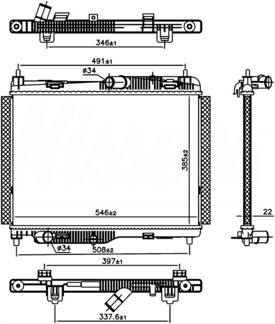 MOTOR SU RADYATORU FIESTA 17 1.0 - 1.1 ECOBOOST 1.5 TDCI ECOSORT 17 1.0 - 1.5 TDCI COURIER 17 1.5 ECOBLUE