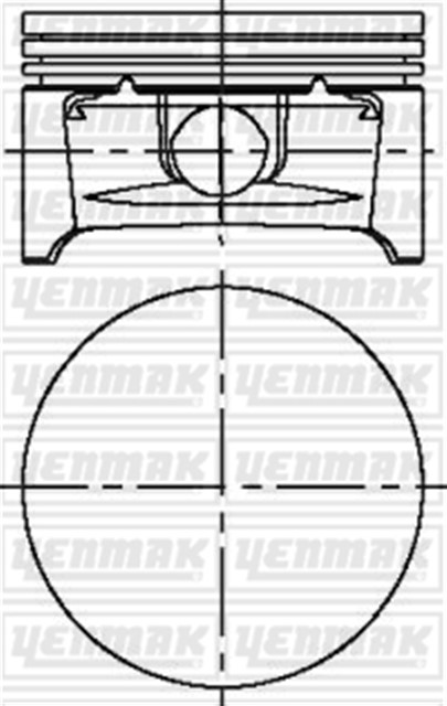PISTON+SEGMAN STD 73MM ASTRA G - H - MERIVA A Z16XEP 04 - 