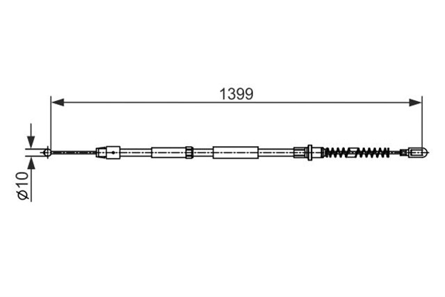 FREN HALATI ARKA MERCEDES SPRINTER 906 06 - VW CRAFTER 06
