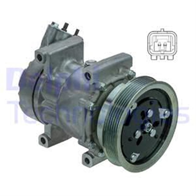 KLIMA KOMPRESORU RENAULT CLIO III 04 12 KANGOO II 08 MODUS 04 MICRA III 03 10 QASHQAI J10 06 13 CITAN 12 21 1.5DCI K9K 12V 6 KANAL 125MM