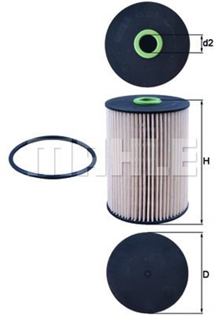 YAKIT FILTRESI [DIZEL] GOLF5 - GOLF6 - JETTA - PASSAT - CADDY - A3 - LEON BJB - BKC - BKD - BLS - BXE - CAYB - CAYC - CAYD - CFFB 1.6 - 1.9 - 2.0 TDI 04 - 