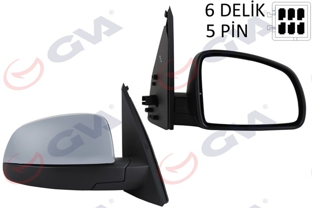 DIS DIKIZ AYNASI SAG MERIVA A 03 ELEKTRIKLI ISITMALI ASTARLI KONVEKS 5 FIS VM - 331EHPR