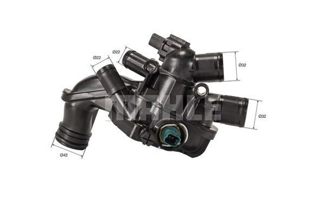 TERMOSTAT 107C KOMPLE P308 - P207 - C3 PICASSO 1.4 16V EP3 - P207 - P308 - PARTNER TEPE - BERLINGO III - P3008 - C3 III - C4 PICASSO - DS3 - C3 PICASSO 1.6 EP6 - EP6C