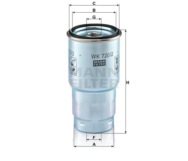 YAKIT FILTRESI COROLLA 1.4D - 2.0D - 2.2D 04 - - AVENSIS 1.9D - 2.0TD - 2.2D 01 - - VERSO 1.4D - 2.0D 09 - 