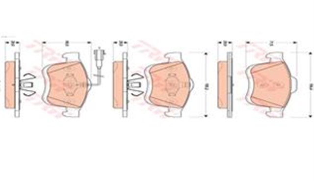 ON BALATA DOBLO 1.4 1.3D 1.6D 2.0D 10 COMBO 1.4 12 1.3CDTI 12 1.6CDTI 12 2.0CDTI 12