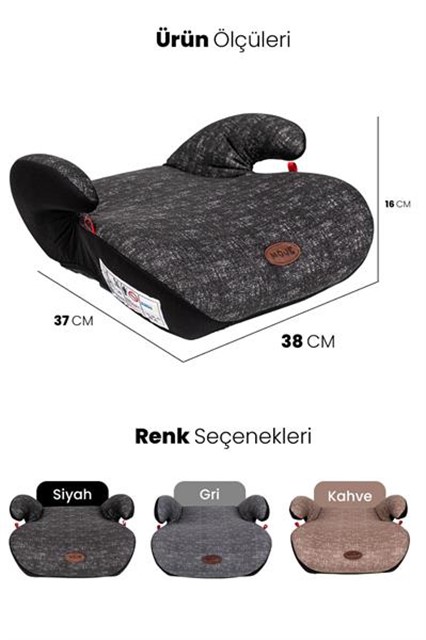 BEBEK KOLTUK YUKSELTICI BODSTER KAHVERENGI YAS GRUP II - III/15 - 36 KG