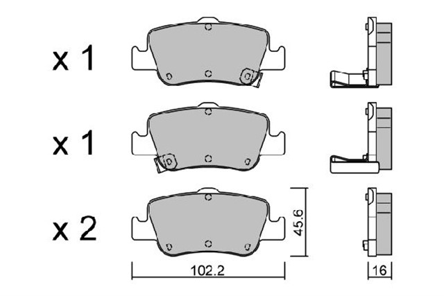 FREN BALATASI AURIS COROLLA 2007 - 2013