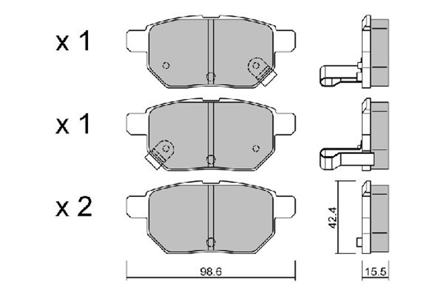 FREN BALATA DISK COROLLA AURIS 2007 - 2012