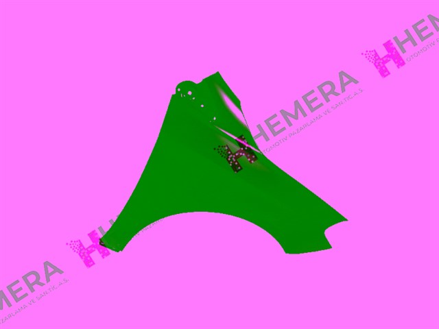 CAMURLUK ON SAG ALUMINYUM SINYAL DELIKSIZ MERCEDES B SERISI - W246 2012 - 2017