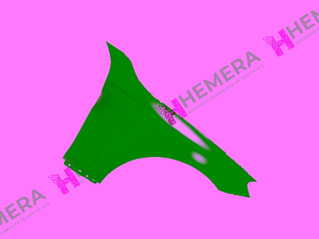 CAMURLUK ON SAG ALUMINYUM SINYAL DELIKSIZ MERCEDES S SERISI - W222 2014