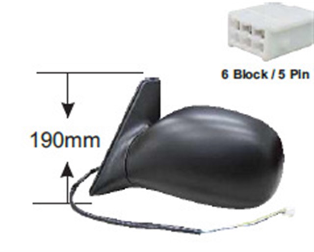 DIS DIKIZ AYNASI ELEKTRIKLI ISITMALI 4 KAPI SOL RAV 4 96 - 00