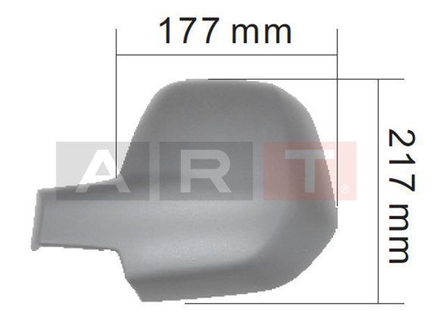 KAPAK ASTARLI DAR TIP SOL PARTNER BERLINGO 2008 - 2012