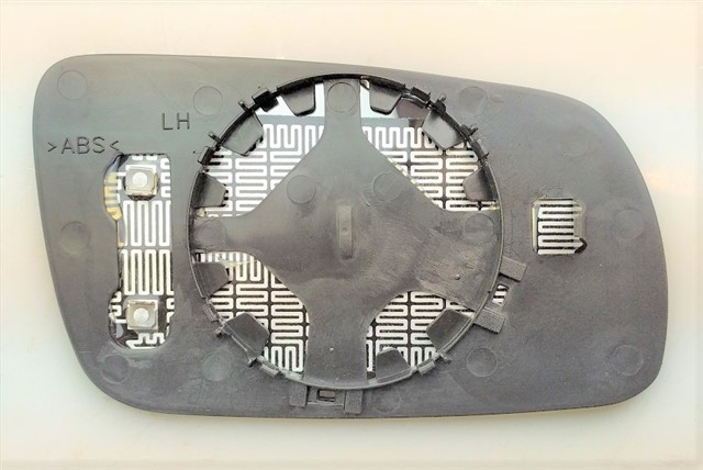 DIS DIKIZ AYNA CAMI ISITMALI ASFERIK MAVI BUYUK TIP SOL A3 A4 A6 A8 95 - 00