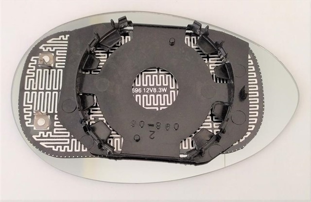 DIS DIKIZ AYNA CAMI ISITMALI ASFERIK MAVI CAM SOL 156 97 - 05