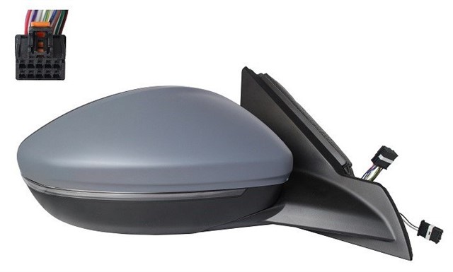 AYNA ELEKTRIKLI KATLANIR ISITMALI ASTARLI SINYALLI SENSORLU SAG PEUGEOT - OPEL 208 - CORSA F 2019 - 