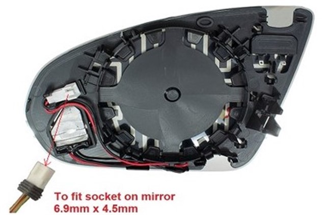 CAM ISITMALI KOR NOKTALI BLIS SOL MERCEDES A CLASS W177 CLA C118 2018 - 