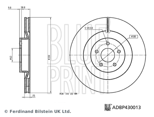 FREN DISKI FOCUS 4X4 2.3 RS DOHC 16V