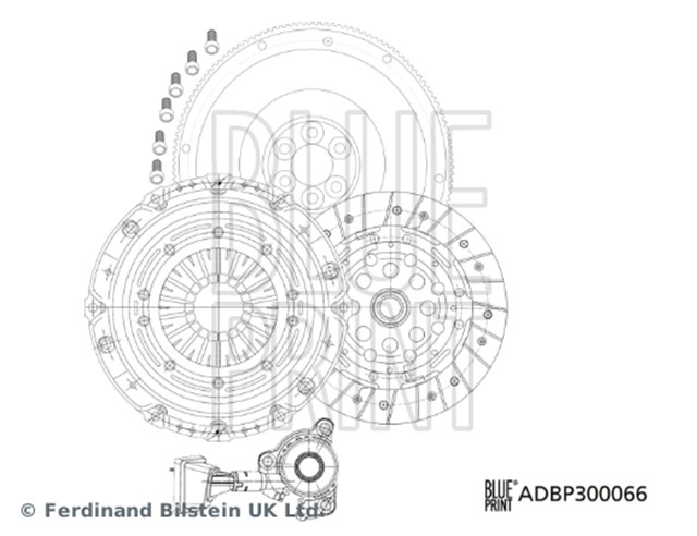 DEBRIYAJ VOLANLI KIT VOLANT SET RULMAN P207 - P208 - P308 - P508 - P2008 - P3008 - P5008 - C3 - C4 - C5 - DS3 - DS4 - DS5 OYNAR EURO5 1.6 HDI DV6C