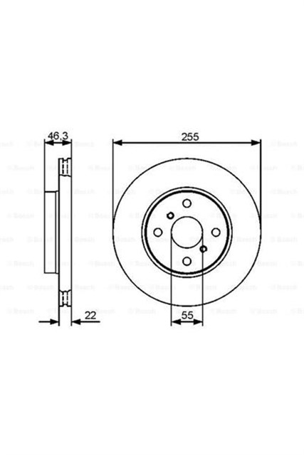 FREN DISKI YARIS 2006 - 11