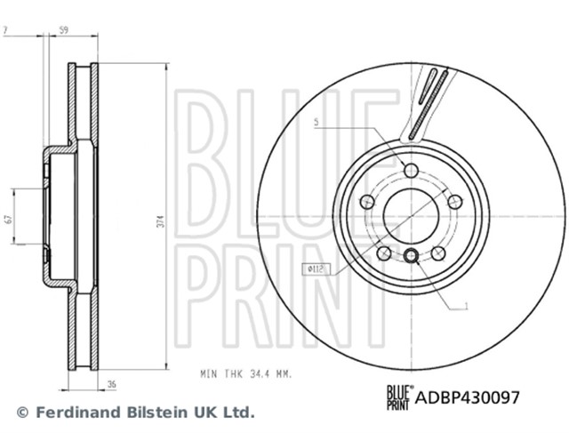 FREN DISKI A1 GB - A1 GB SPORTBACK