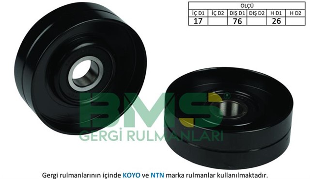 ALTERNATOR GERGI RULMANI LGN 2.0 16V 95 - 01 SAFRANE II 2.0 16V 96 - 00 VOLVO C70 2.0 - 2.0T 98 - 02