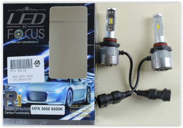 300 - 34 AMPUL 12V 9005 LED XENON SET CREE LED/ORJ. TEK DEVRE