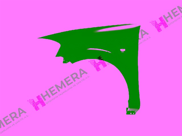 CAMURLUK ON SOL SAC SINYAL DELIKLI CITROEN C3 2002 - 2005